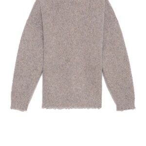 Stylish Knit Sweater in Light Gray